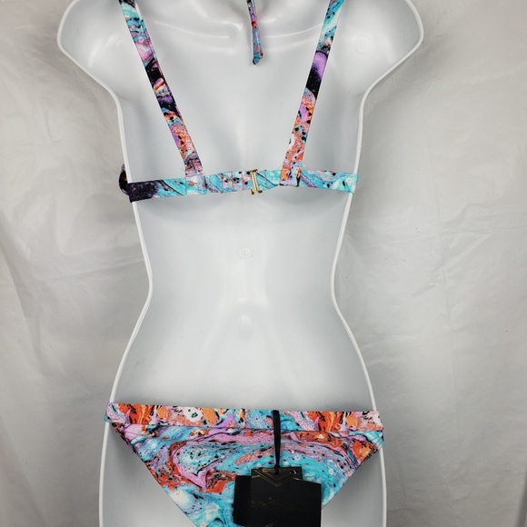 Seventh Wonderland Bikini Set Size 4 rever marbled - Picture 4 of 8